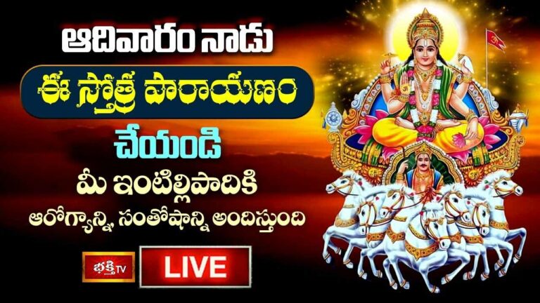Surya Stotra: ఈ స్తోత్ర పారాయణం చేస్తే.. మీ ఇంటిల్లిపాదికి సంతోషాన్ని అందిస్తుంది.