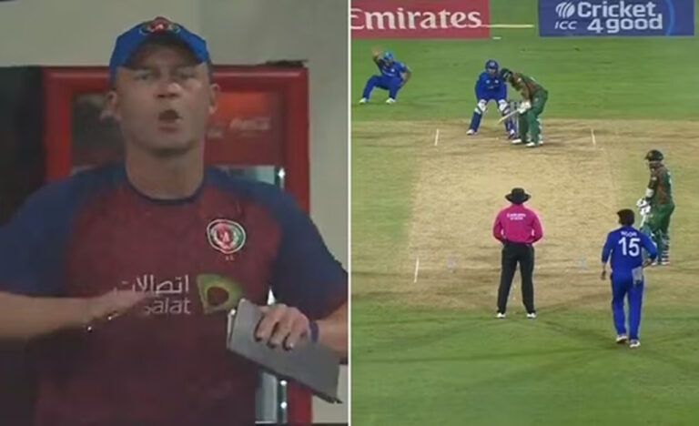 T20 World Cup 2024: నెక్స్ట్ లెవెల్ యాక్టింగ్.. ఆఫ్ఘనిస్తాన్ ప్లేయర్ ఛీటింగ్..