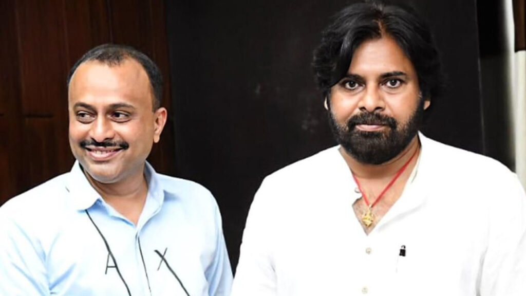 Tg Vishwaprasad With Pawan Kalyan