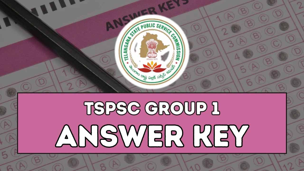 Group-1 Prelims Key: నేడు గ్రూప్‌-1 ప్రిలిమ్స్‌ కీ..