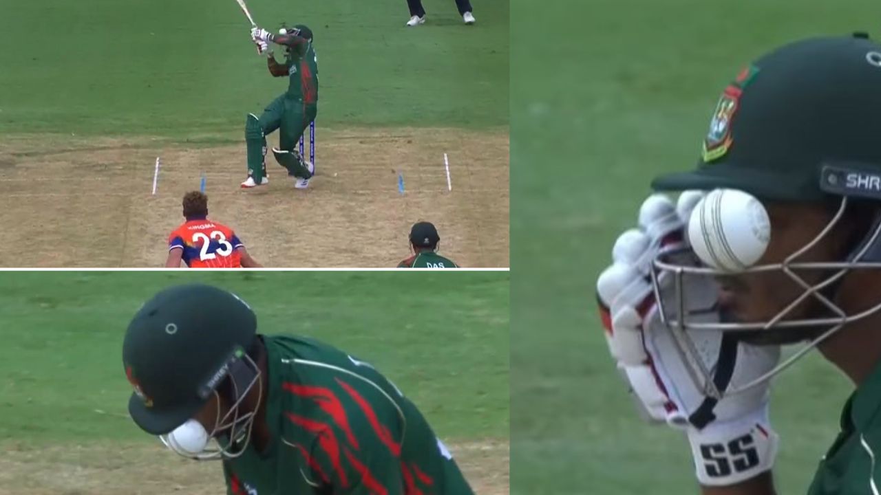 T20 World Cup 2024: హెల్మె‌ట్‌లో ఇరుక్కున్న బంతి.. చేత్తో పట్టుకుంటే ఔట్ ఇస్తారని ఏం చేశాడంటే?