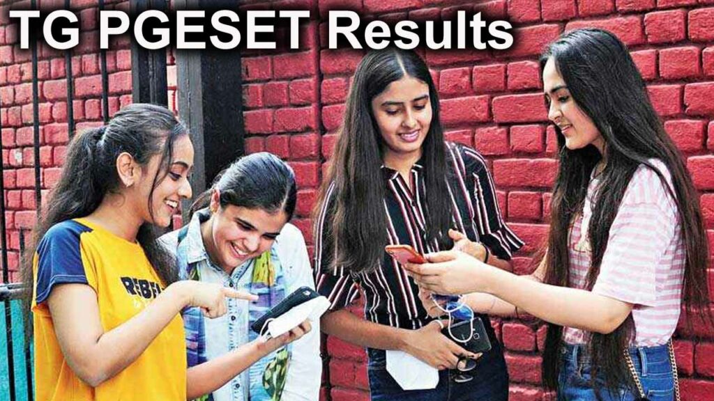 Telangana Pgeset Results Released Today