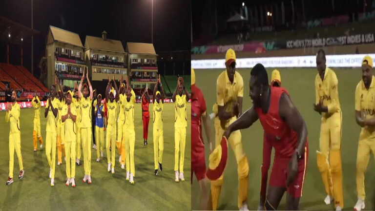 Uganda: ప్రపంచకప్ చరిత్రలో ఉగాండా తొలి విజయం.. సెలబ్రేషన్స్ అదరగొట్టారు