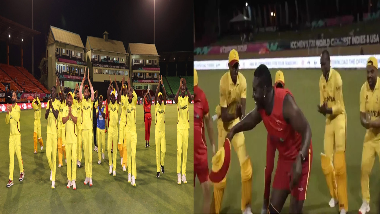 Uganda: ప్రపంచకప్ చరిత్రలో ఉగాండా తొలి విజయం.. సెలబ్రేషన్స్ అదరగొట్టారు