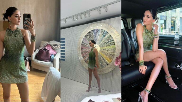 Ananya Panday : పొట్టి గౌనులో థైస్ అందాలతో పిచ్చెక్కిస్తున్న లైగర్ బ్యూటీ..