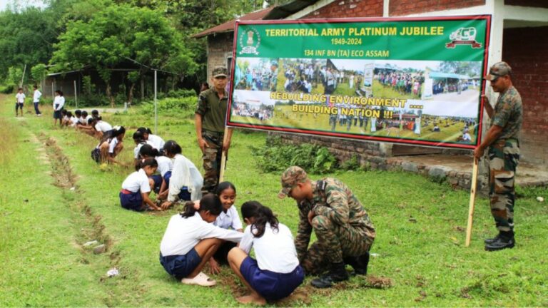 Indian Army : అటవీ నిర్మూలనను ఎదుర్కోవడానికి 5,000 చెట్లను నాటిన ఇండియన్ ఆర్మీ..