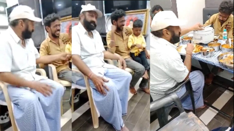 Balakrishna: కలవడానికొచ్చిన అభిమానితో కలిసి భోజనం చేసిన బాలకృష్ణ