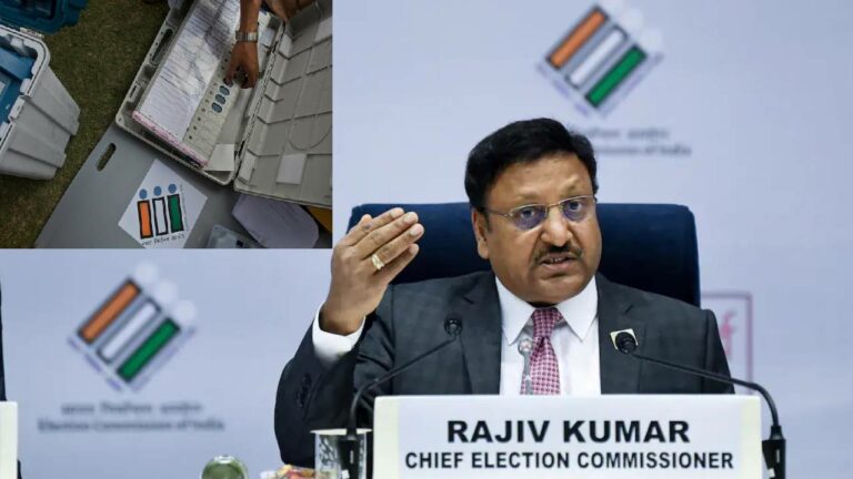 EVM: ‘‘ వాటికి ఇప్పుడు విశ్రాంతినివ్వండి.. వచ్చే ఎన్నికల్లో తిట్టండి’’..ఈవీఎంలను నిందించడంపై సీఈసీ సెటైర్లు..