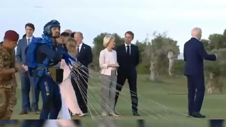 Joe Biden: జో బైడెన్‌కి ఏమైంది, జీ-7 కోసం వెళ్లి వింత ప్రవర్తన.. వీడియో వైరల్..