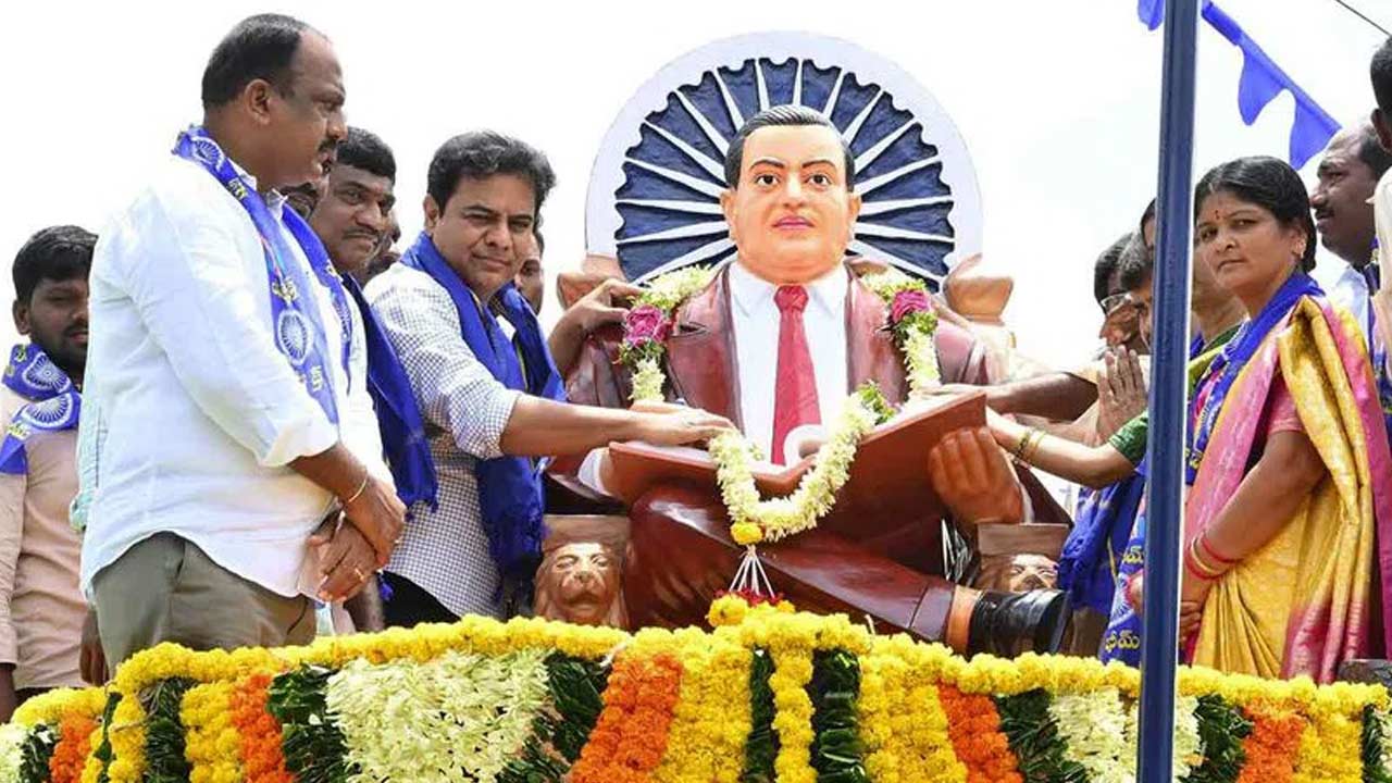 KTR : ‘అంబేద్కర్ అభయహస్తం’ హామీని ప్రభుత్వం అమలు చేయాలి