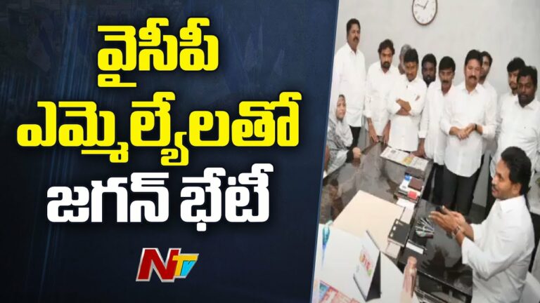 Andhra Pradesh : జగన్ తో వైసీపీ పార్టీ నేతలు కీలక భేటీ(వీడియో)