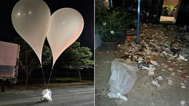 North Korea Balloons: చెత్తతో కూడిన బెలూన్ల వేసిన ఉత్తర కొరియా.. సౌత్ కొరియా మాస్ వార్నింగ్..!