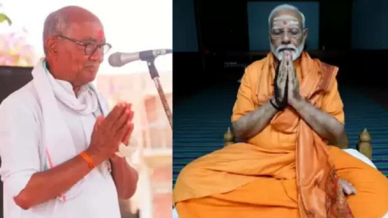 Congress: ‘‘ మోడీకి చట్టం వర్తించదా..?’’ ధ్యానం ఫోటోపై దిగ్విజయ్ సింగ్ ఫైర్..