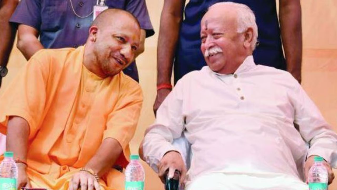 CM Yogi Adityanath: నేడు ఆర్ఎస్ఎస్ చీఫ్‌ని కలవనున్న సీఎం యోగి.. ఎందుకంటే..?