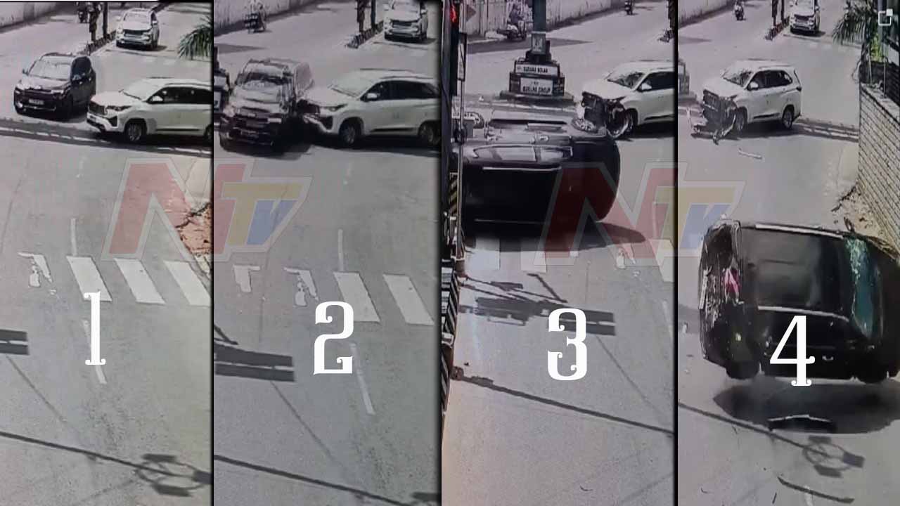 Secendrabad: సిగ్నల్‌ పడుతుందని స్పీడ్ పెంచిన డ్రైవర్.. మూడు సార్లు పల్టీ కొట్టిన కారు..