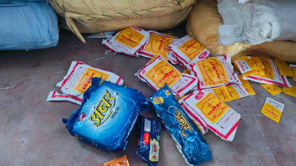 Seized Gutka