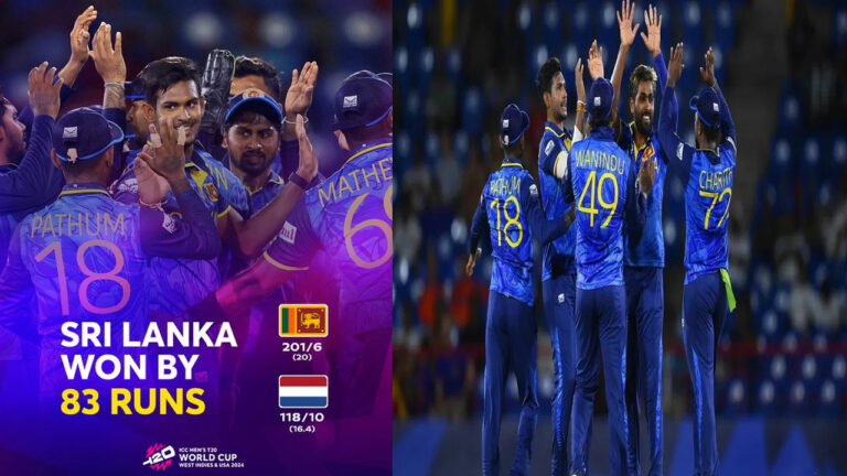 T20 World Cup: 83 పరుగుల తేడాతో శ్రీలంక ఘన విజ‌యం