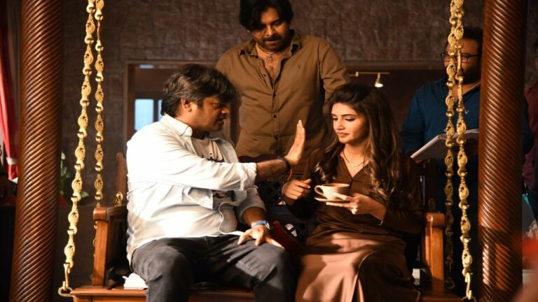 Pawan Kalyan : ఉస్తాద్ భగత్ సింగ్ నుంచి వర్కింగ్ స్టిల్ రిలీజ్ చేసిన హరీష్ శంకర్.