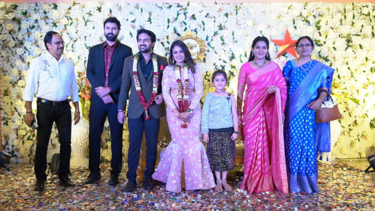 Wedding Reception: ఘనంగా స్టార్ మా సీరియల్ యాక్టర్స్ శ్రీకర్ మరియు పల్లవి ప్రీ వెడ్డింగ్ రిసెప్షన్..