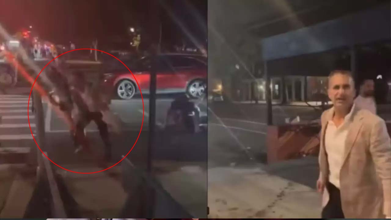 US Video: మహిళపై పిడిగుద్దులు.. లొంగిపోయిన మిలియనీర్ బ్యాంకర్ జోనాథన్