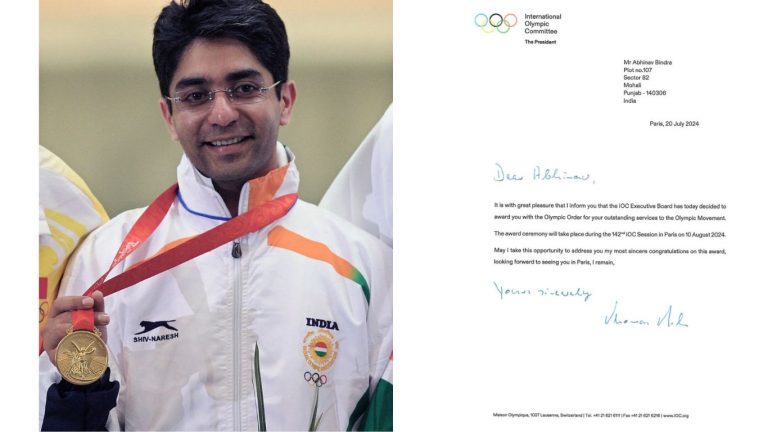 Abhinav Bindra: గోల్డ్ మెడల్ విన్నర్ కు అరుదైన గౌరవం.. ‘ఒలింపిక్ ఆర్డ‌ర్ అవార్డు’..