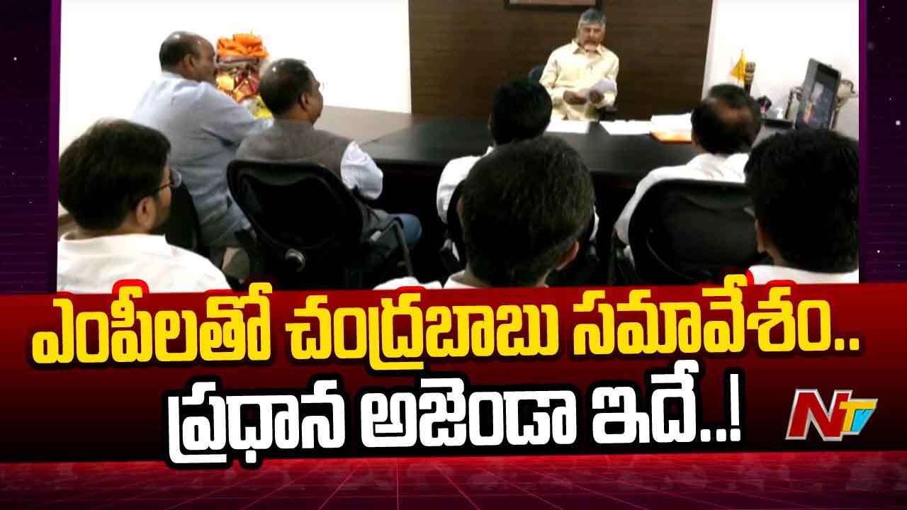 TDP: టీడీపీ పార్లమెంటరీ పార్టీ భేటీ.. ఏపీకి రావాల్సిన పెండింగ్ ప్రాజెక్టులపై చర్చ
