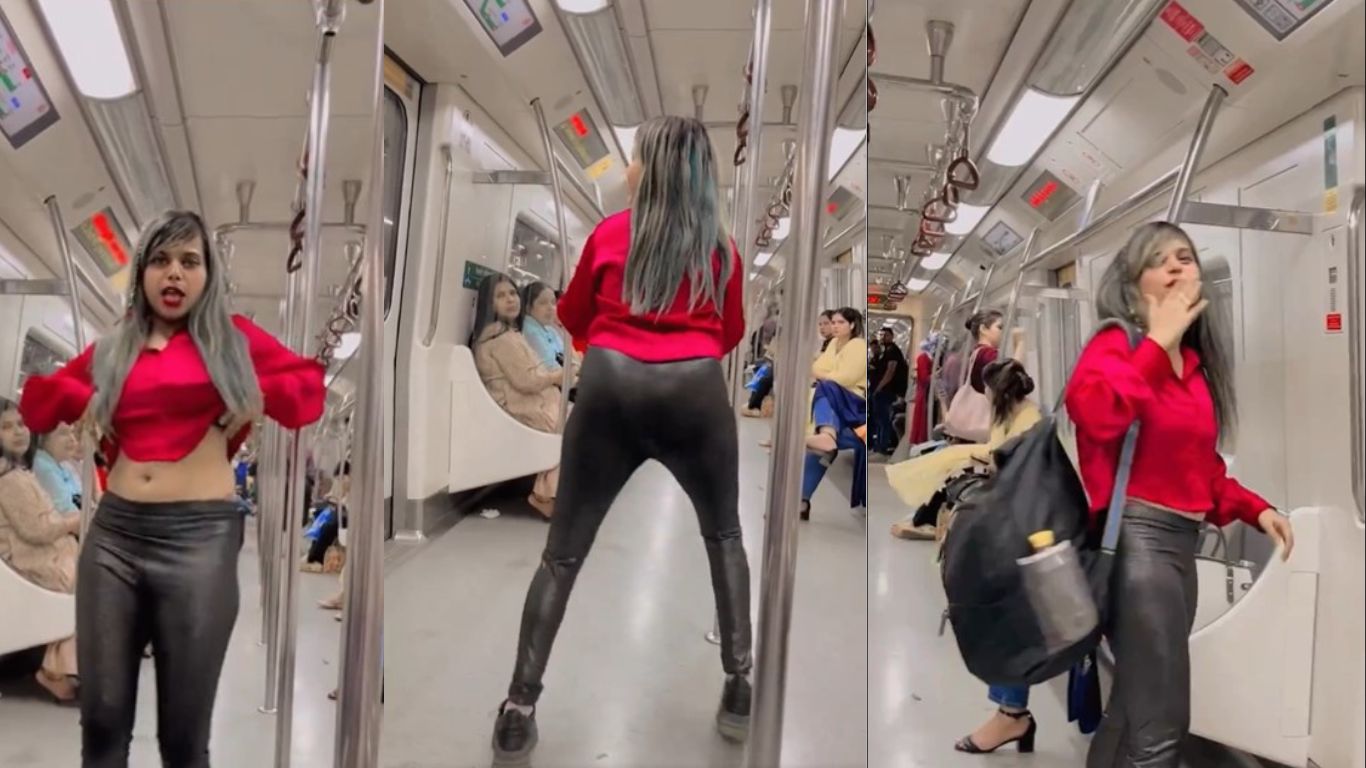 Viral Dance: ఢిల్లీ మెట్రోలో మరో కళాఖండం.. చూసారా..?
