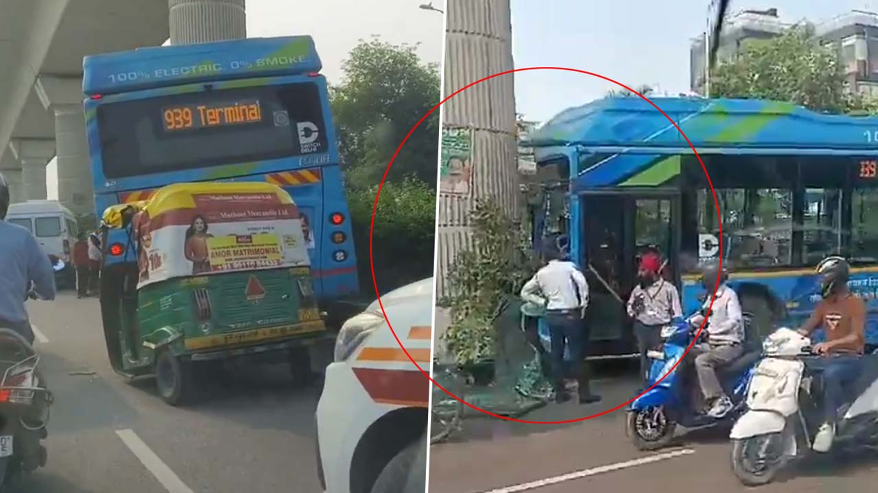 Delhi: మెట్రో పిల్లర్‌ను ఢీకొన్న బస్సు.. ఒకరు మృతి