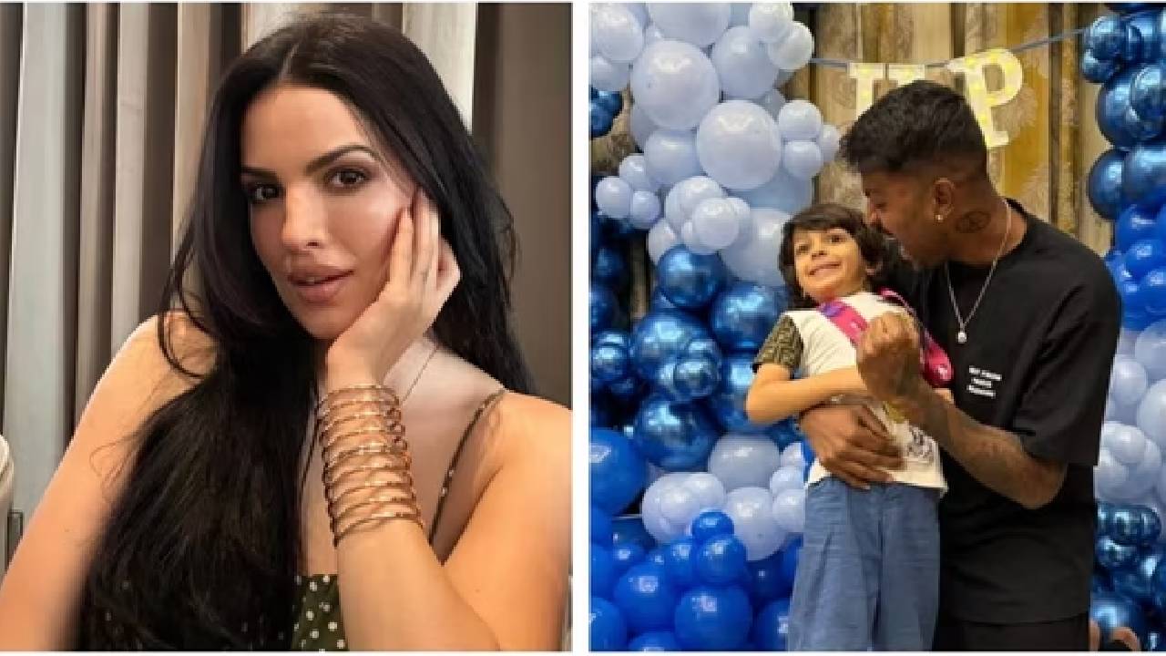 Hardik Pandya: కొడుకుతో కలిసి సంబరాలు జరుపుకున్న హార్దిక్..కనిపించని నటాషా