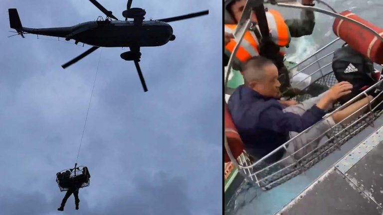 Indian Navy: భారత నేవీ సాహసోపేత ఆపరేషన్‌.. ప్రమాదంలో ఉన్న చైనీయుడికి సాయం