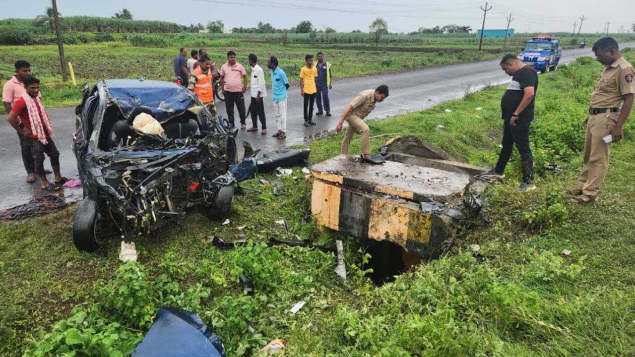 Pune accident: పూణెలో కారు ప్రమాదం.. ఐదుగురు తెలంగాణ యువకుల మృతి