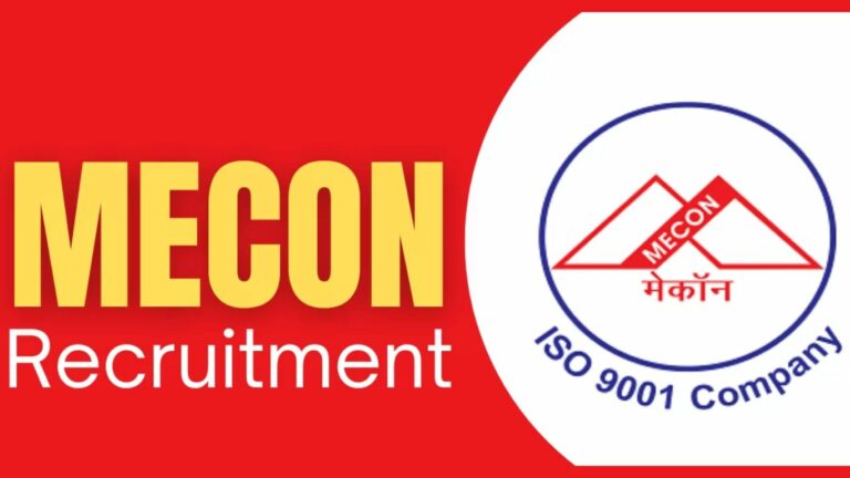 MECON Recruitment: డిప్లొమా అర్హతతో ‘మెకాన్’ లో ఉద్యోగాలు.. వివరాలు ఇలా..