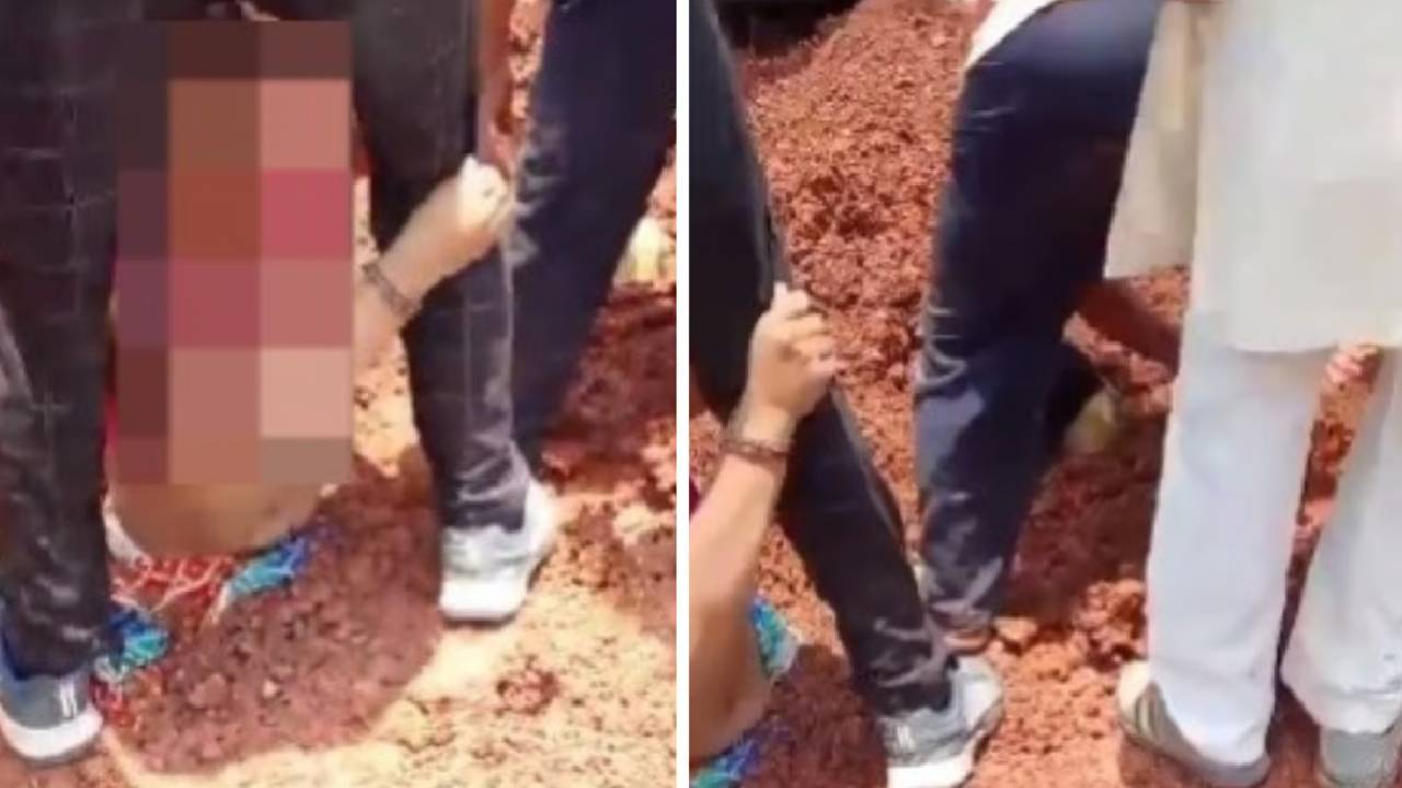 MP: రోడ్డు నిర్మాణ పనులను అడ్డుకున్న మహిళలు..వారిపై మొరంవేసి సజీవ సమాధికి యత్నం