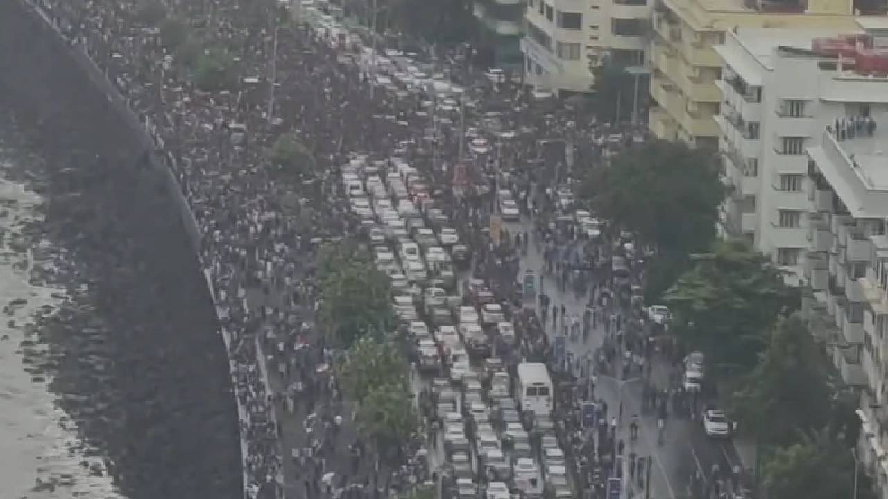 India T20 World Cup: భారీగా తరలివచ్చిన ఫ్యాన్స్.. సముద్రం అంచున జన సంద్రం