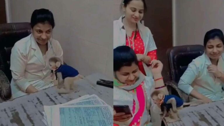 Uttarpradesh : కోతితో రీల్ చేసి వైరల్ అయి సస్పెండైన నర్సులు