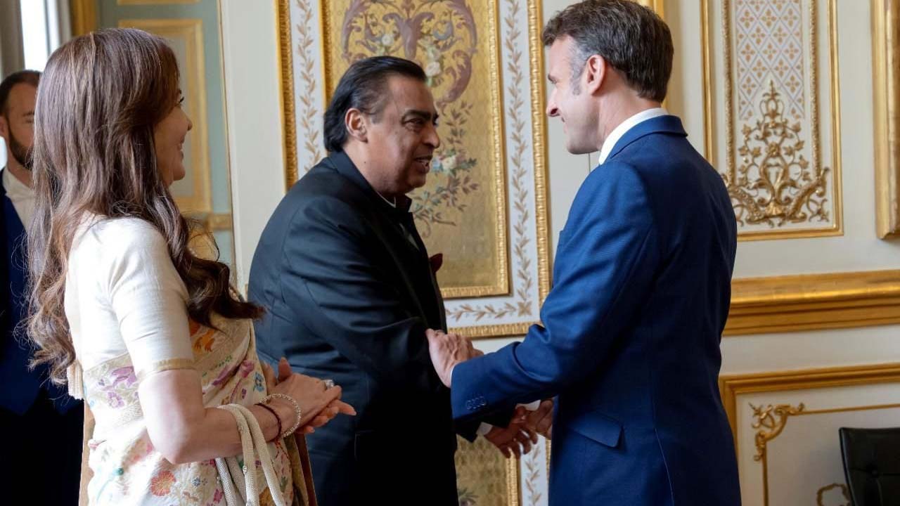 Paris Olympics: పారిస్‌లో ముఖేష్ అంబానీ దంపతుల సందడి.. ఫ్రాన్స్ అధ్యక్షుడితో భేటీ