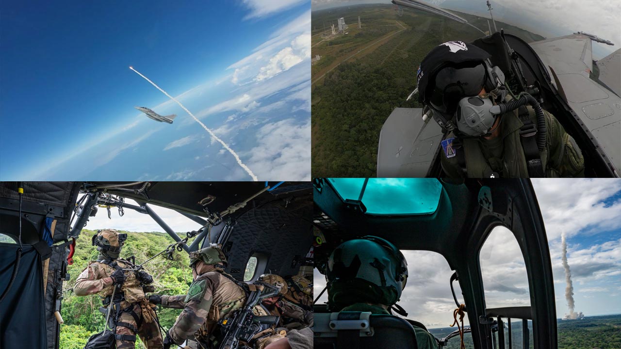 Rafale Jets: రాకెట్‌ దూసుకెళ్తుండగా తోడుగా వెళ్లిన రఫేల్ యుద్ధ విమానాలు.. వీడియో వైరల్