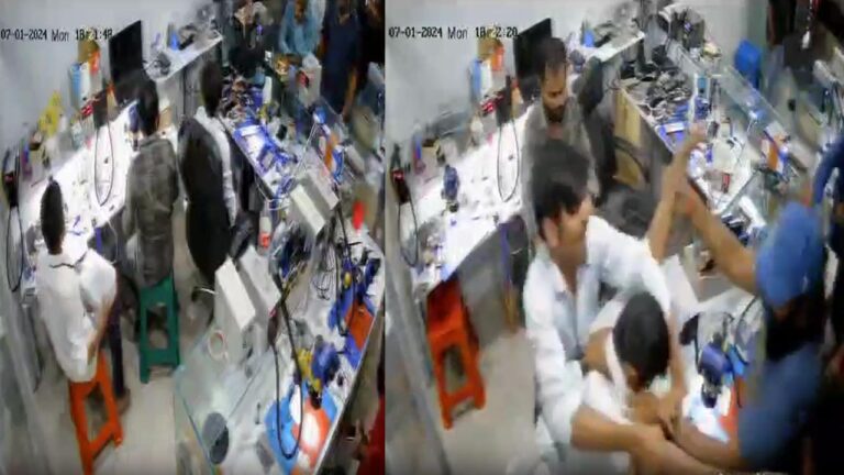 SR Nagar Mobile Shop: అరే ఏంట్రా ఇది.. మొబైల్ షాపులో పొట్టు పొట్టు కొట్టుకున్నయువకులు..!