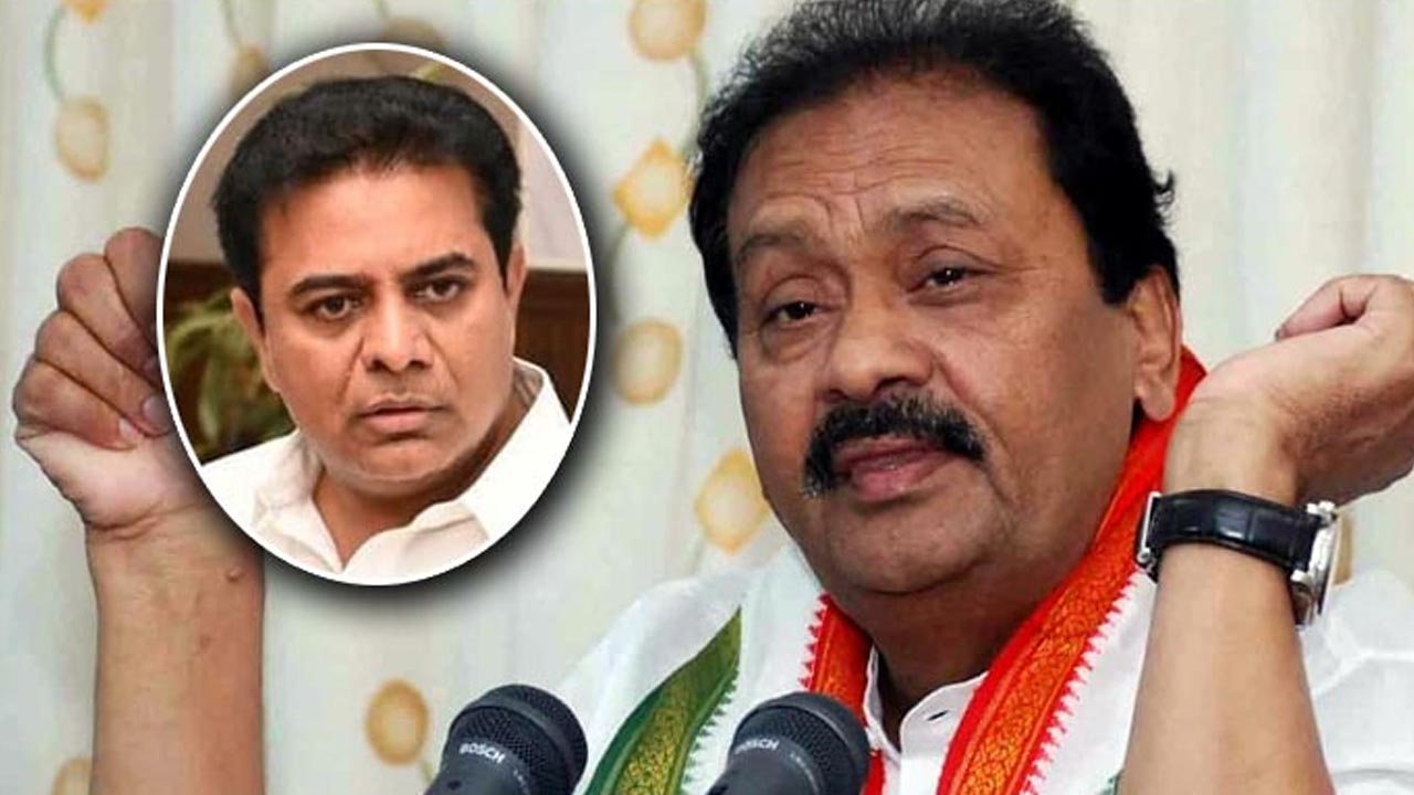 Shabbir Ali: కేటీఆర్‌కు కాంగ్రెస్ సీనియర్ నేత షబ్బీర్ అలీ సవాల్‌