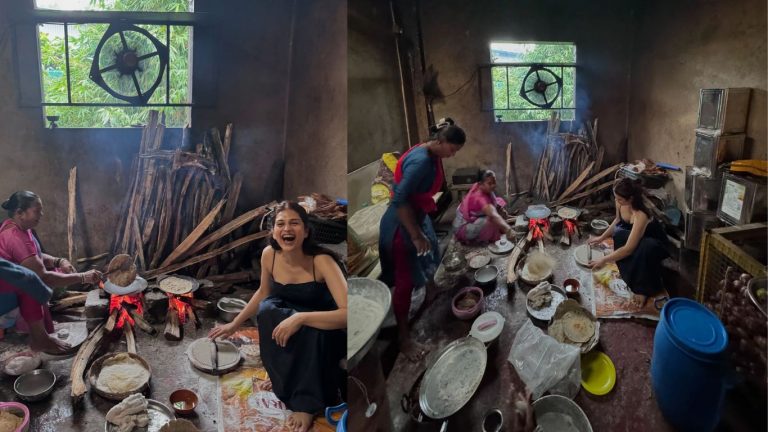 Shraddha Das: కట్టెల పొయ్యిపై తెగ కష్టపడిపోతున్న హీరోయిన్..