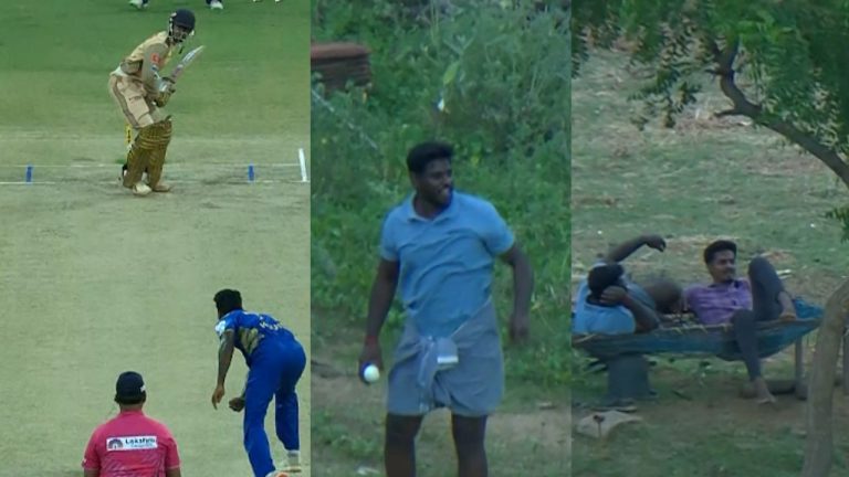 Viral Video Today: స్టేడియం బయట బంతి.. బాల్ ఇవ్వనని మొండికేసిన ల్యాండ్ ఓనర్! వీడియో చూస్తే నవ్వాగదు