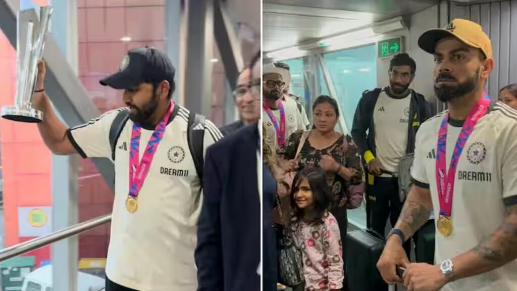 Team India Arrives Delhi