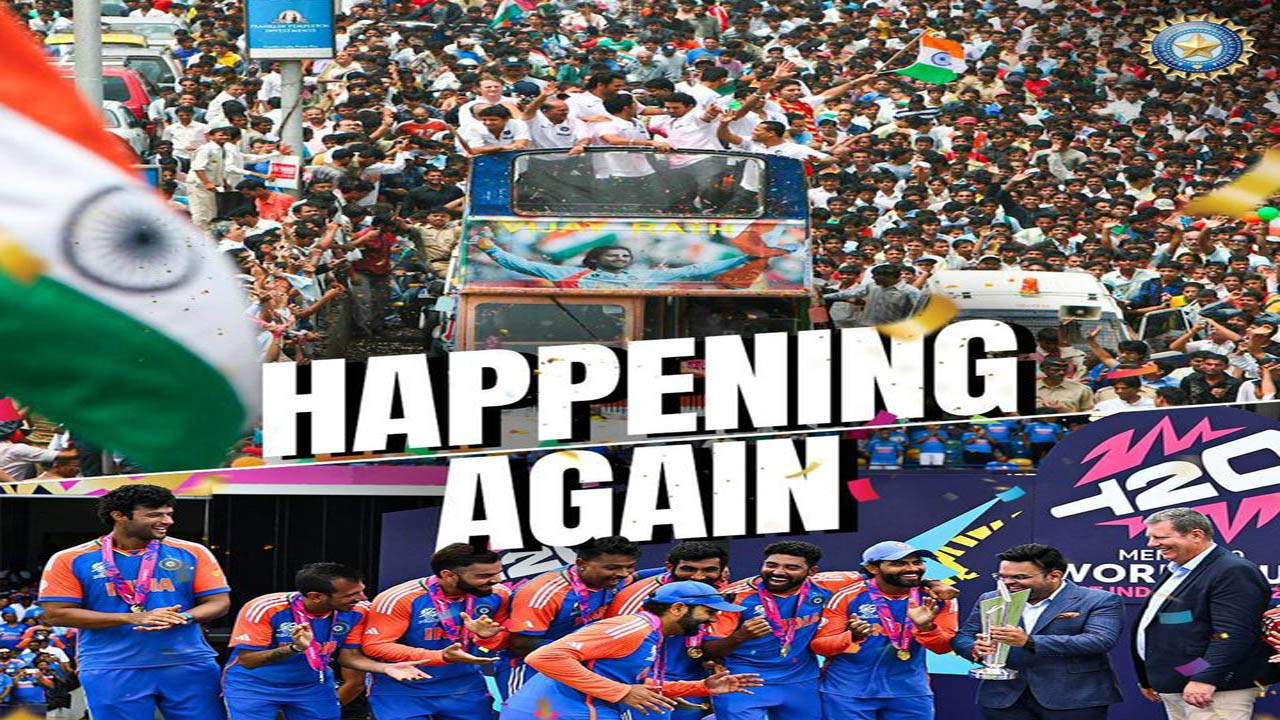 Team India Victory Parade : మేము మీ అందరితో కలిసి ఈ ప్రత్యేక క్షణాన్ని ఆస్వాదించాలనుకుంటున్నాము.. రోహిత్ శర్మ..