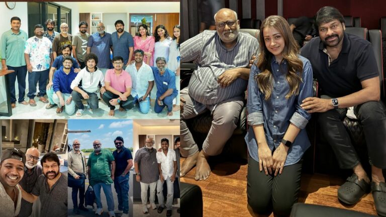 Mega star : విశ్వంభరుని సంగీత కచేరి పనులు ప్రారంభం…