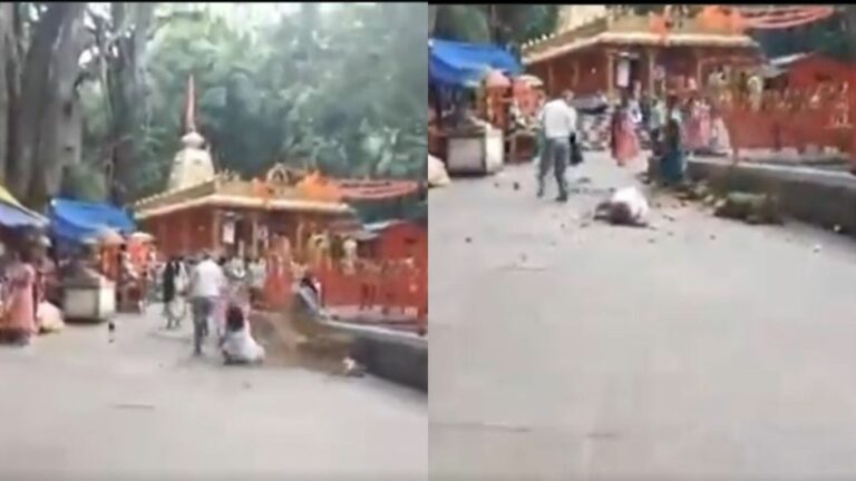 Shocking Video: తిరుమల జాపాలి వద్ద యువతిపై పడిన చెట్టు కొమ్మ.. వీడియో వైరల్..