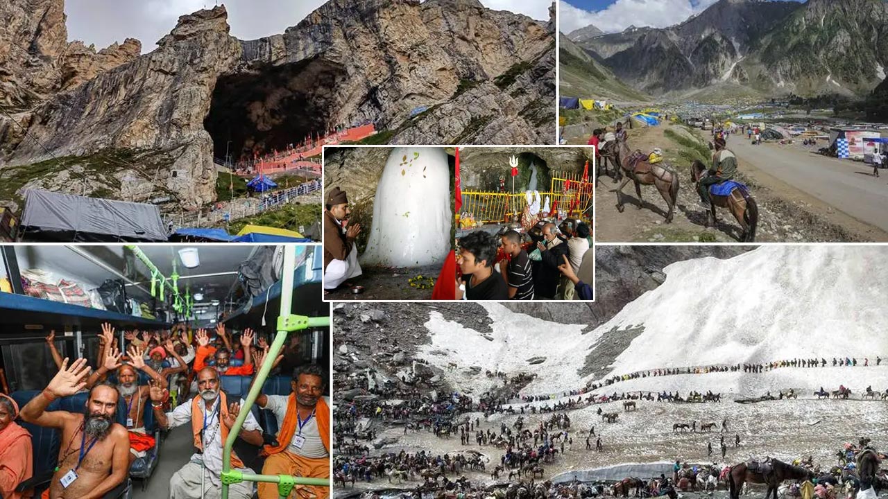 Amarnath Yatra: అమర్‌నాథ్ యాత్రకు కేవలం ఆరు రోజుల్లోనే 1.30 లక్షల మంది భక్తులు..