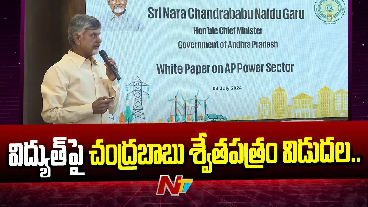 White Paper On Power Sector: విద్యుత్‌ రంగంపై శ్వేతపత్రం విడుదల..