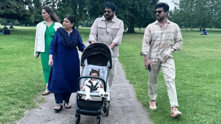 Chiranjeevi: లండన్ పార్కులో వాకింగ్.. పారిస్ ఒలంపిక్స్ కి రామ్ చరణ్ తో చిరు!