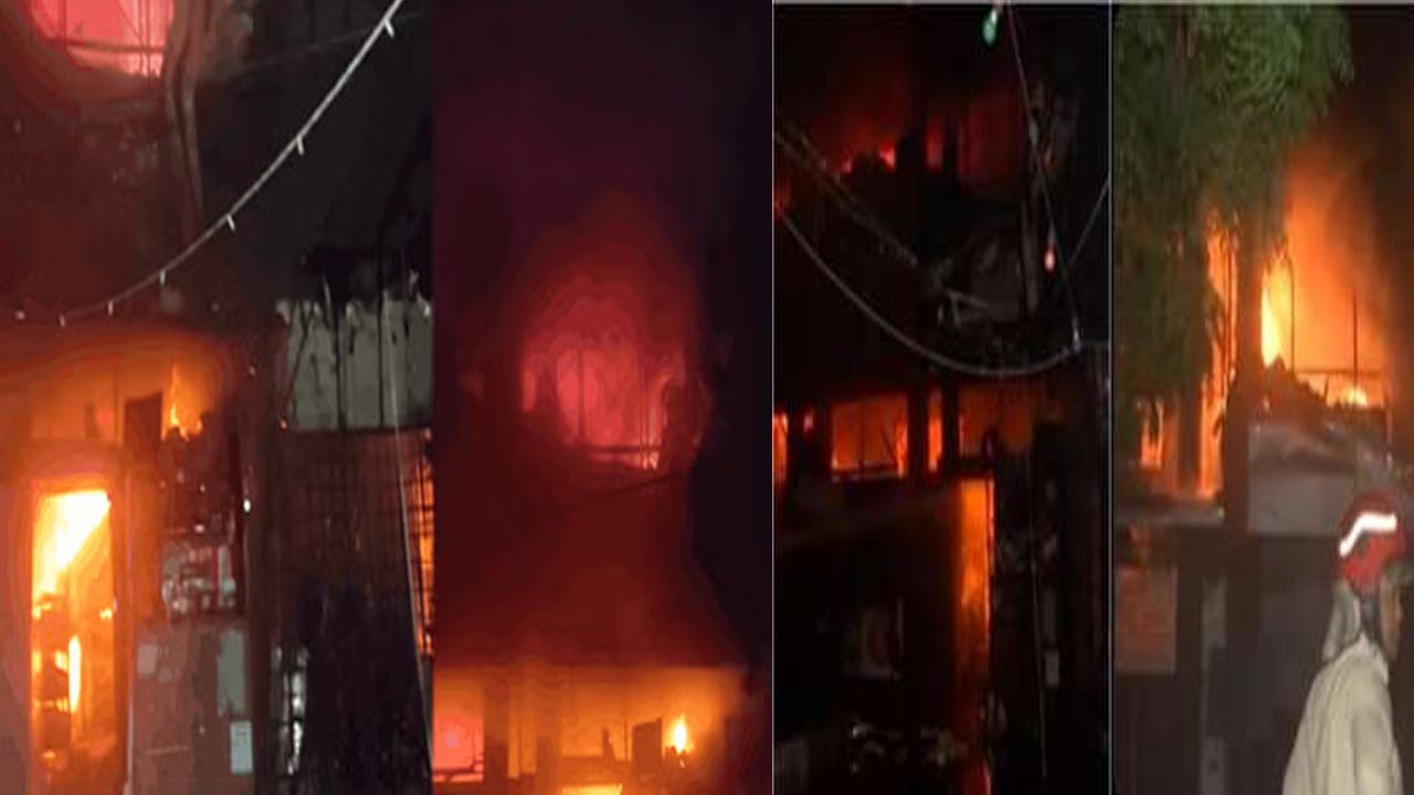 Fire Accident: ఢిల్లీలో భారీ అగ్ని ప్రమాదం.. 15 దుకాణాలు దగ్ధం..