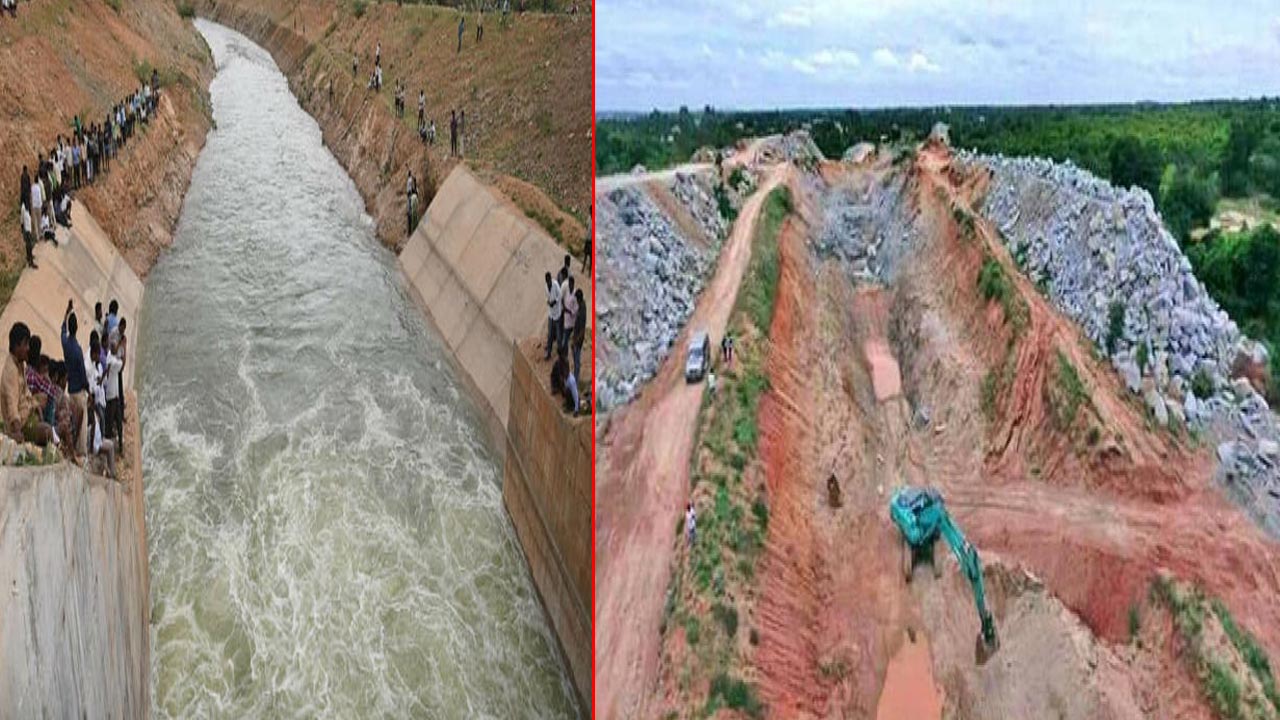 Kurnool: హంద్రీనీవా ప్రధాన కాలువను పూడ్చేసిన నేషనల్ హైవే కాంట్రాక్టర్..